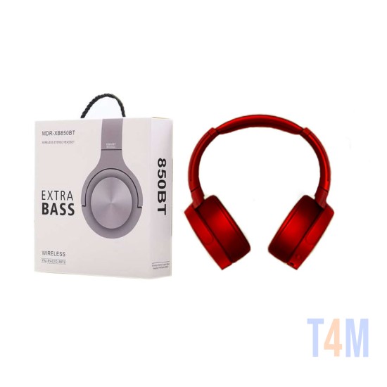 BLUETOOTH HEADPHONE WIRELESS YX-33 RED